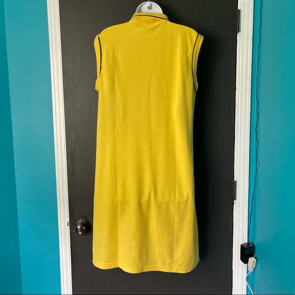 Aruba One Happy Island Yellow Midi Dress, size XL - Picture 3 of 4
